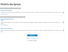 Tablet Screenshot of historiadasigrejas.blogspot.com