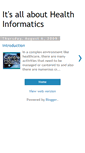 Mobile Screenshot of about-health-informatics.blogspot.com