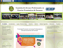 Tablet Screenshot of comisiondejovenesformosa.blogspot.com