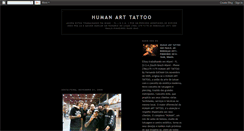 Desktop Screenshot of human-art-tattoo.blogspot.com