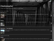 Tablet Screenshot of cheekyteacher.blogspot.com