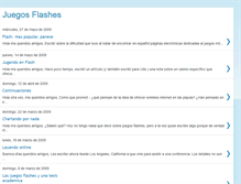 Tablet Screenshot of juegos-flashes.blogspot.com