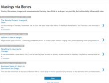 Tablet Screenshot of musingsviabones.blogspot.com