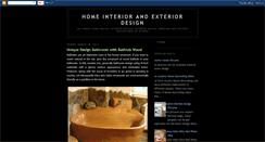 Desktop Screenshot of homeinteriorandexteriordesign.blogspot.com