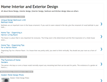 Tablet Screenshot of homeinteriorandexteriordesign.blogspot.com