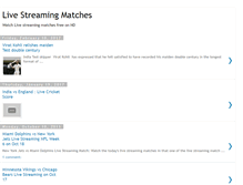 Tablet Screenshot of livestreamingmatches.blogspot.com