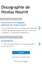Mobile Screenshot of nicolasnourritdiscographie.blogspot.com