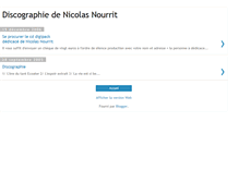 Tablet Screenshot of nicolasnourritdiscographie.blogspot.com