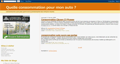 Desktop Screenshot of consommation-auto.blogspot.com
