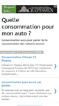 Mobile Screenshot of consommation-auto.blogspot.com