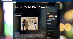 Desktop Screenshot of inthewildblueyonder.blogspot.com