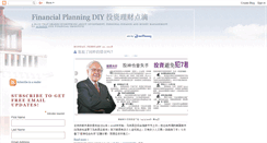 Desktop Screenshot of financial-planning-diy.blogspot.com