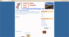 Desktop Screenshot of maquinaenduro250.blogspot.com