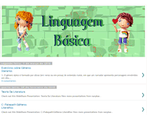 Tablet Screenshot of linguagembasica.blogspot.com