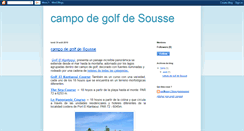 Desktop Screenshot of campogolfsousse.blogspot.com