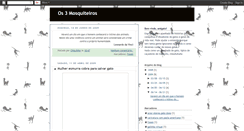 Desktop Screenshot of ostresmosquiteiros.blogspot.com