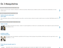 Tablet Screenshot of ostresmosquiteiros.blogspot.com