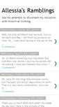 Mobile Screenshot of allessiarambling.blogspot.com