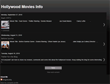 Tablet Screenshot of hollywoodinfoz.blogspot.com