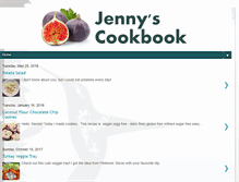 Tablet Screenshot of jennys-cookbook.blogspot.com