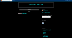 Desktop Screenshot of onopro.blogspot.com