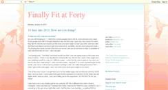 Desktop Screenshot of finallyfitatforty.blogspot.com