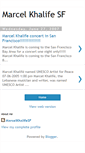 Mobile Screenshot of marcelkhalifesf.blogspot.com