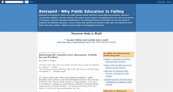 Desktop Screenshot of betrayed-whyeducationisfailing.blogspot.com