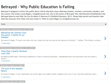 Tablet Screenshot of betrayed-whyeducationisfailing.blogspot.com