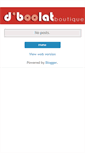 Mobile Screenshot of dboolat.blogspot.com