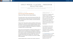 Desktop Screenshot of freedomhealthcare.blogspot.com