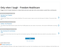 Tablet Screenshot of freedomhealthcare.blogspot.com