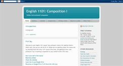 Desktop Screenshot of english1101horton.blogspot.com