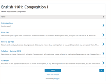 Tablet Screenshot of english1101horton.blogspot.com