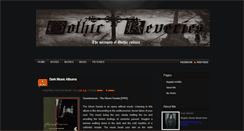 Desktop Screenshot of gothicreveries.blogspot.com