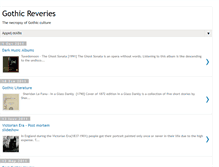 Tablet Screenshot of gothicreveries.blogspot.com