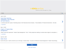 Tablet Screenshot of indataveritas.blogspot.com