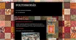 Desktop Screenshot of foltoskodas.blogspot.com