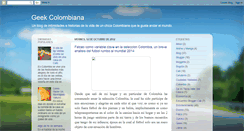 Desktop Screenshot of geekcolombiana.blogspot.com