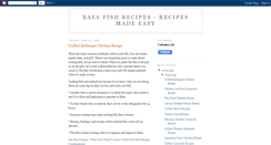 Desktop Screenshot of my-basa-fish-recipes.blogspot.com