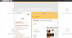Desktop Screenshot of ecareerinside.blogspot.com