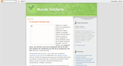 Desktop Screenshot of mundosolidario.blogspot.com