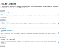 Tablet Screenshot of mundosolidario.blogspot.com