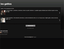 Tablet Screenshot of gatitos3.blogspot.com
