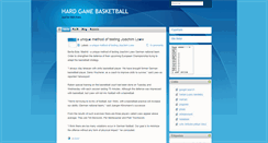 Desktop Screenshot of hardbasketball.blogspot.com