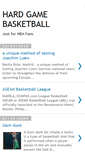 Mobile Screenshot of hardbasketball.blogspot.com