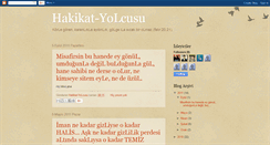 Desktop Screenshot of hakikatyolcusu.blogspot.com