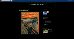 Desktop Screenshot of frozenlemons.blogspot.com