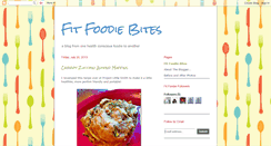 Desktop Screenshot of fitfoodiebites.blogspot.com