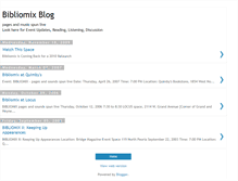 Tablet Screenshot of bibliomix.blogspot.com